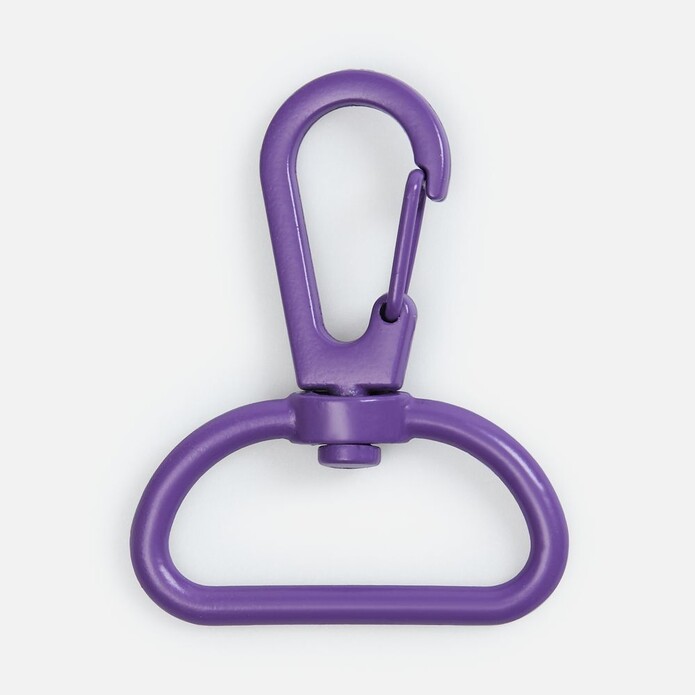 Застежка-карабин Snap Hook, L, фиолетовая