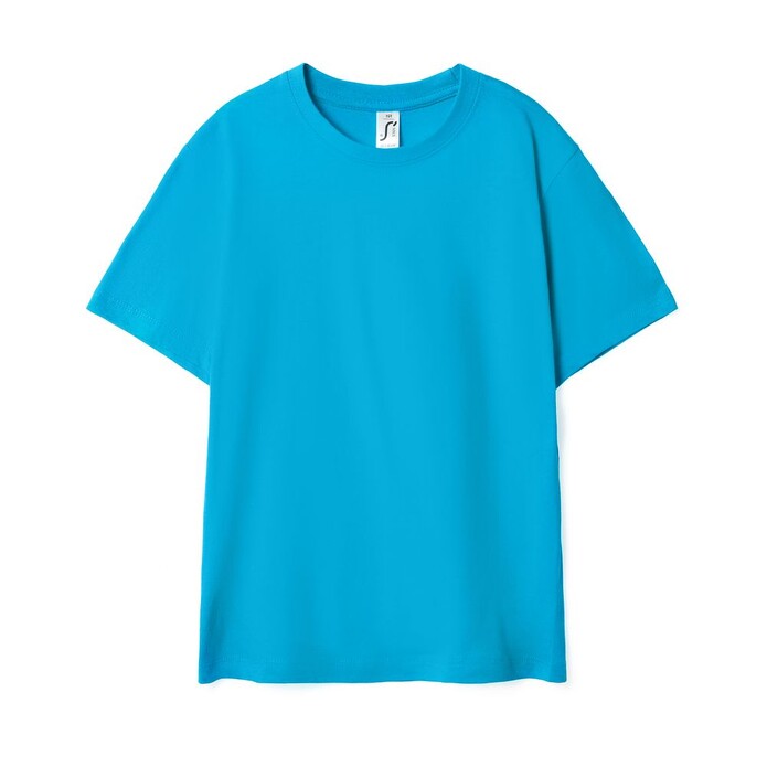 Футболка детская Regent Kids 150 бирюзовая, на рост 96-104 см (4 года)