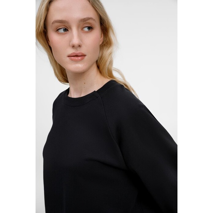 Свитшот унисекс Avenu, черный, размер XL/XXL