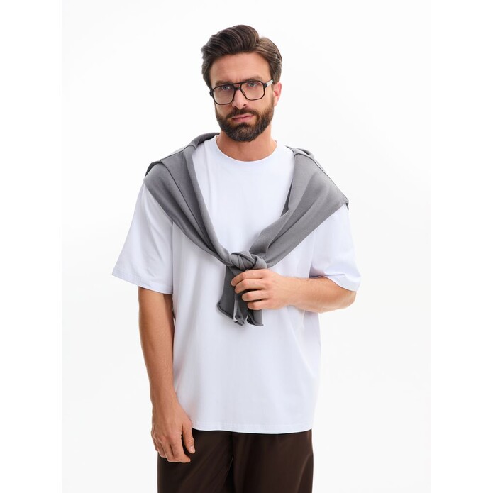 Футболка оверсайз Kangas, белая, XL/XXL