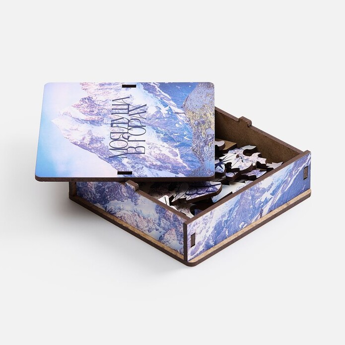 Деревянный пазл в шкатулке PuzzleBox на заказ