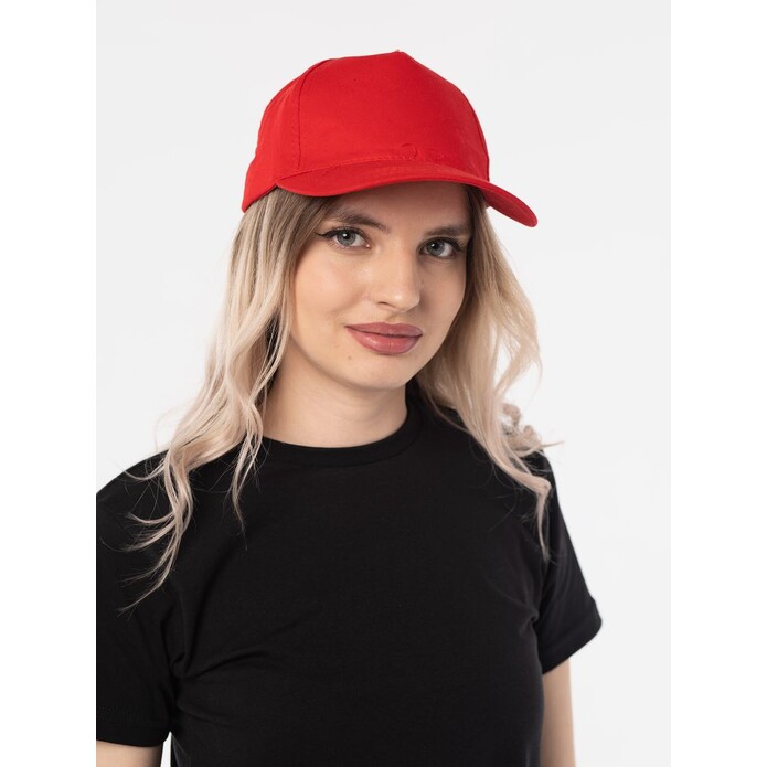 Бейсболка Basic, красная