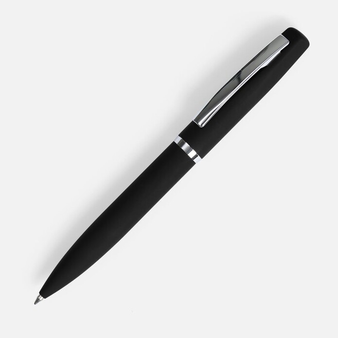 Ручка шариковая Bolt Soft Touch, черная