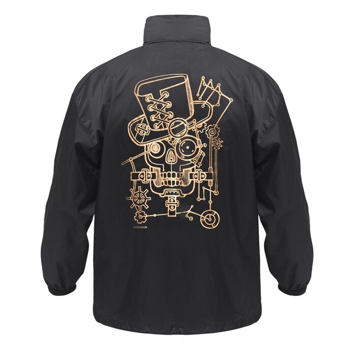 Ветровка John Steampunk, черная, размер S