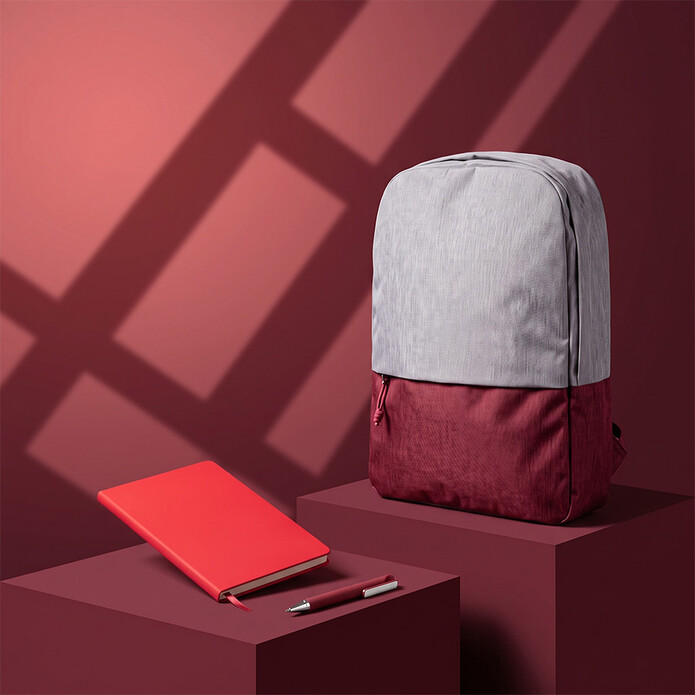 Подарочный набор READYPACK: рюкзак, ручка, блокнот, красный