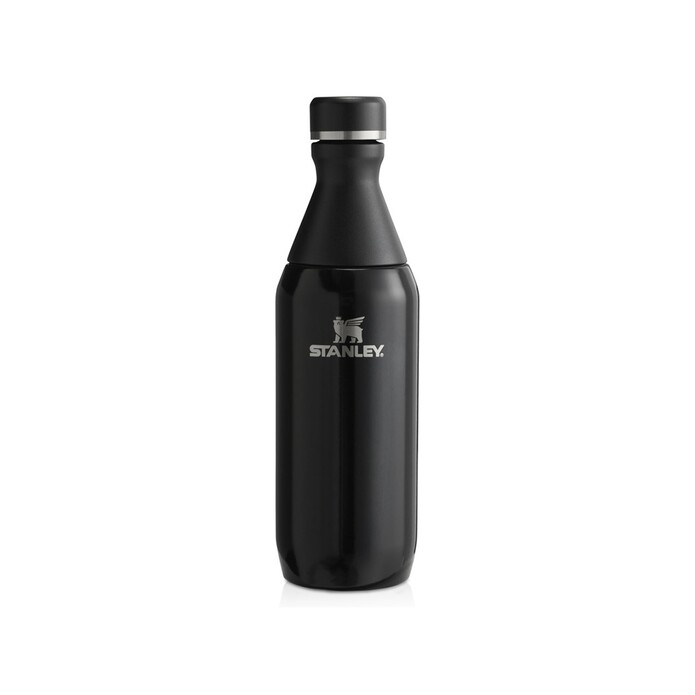 Бутылка для воды Stanley All Day Slim объемом 350 мл - черный глянцевый
