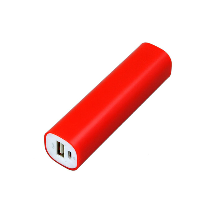 PB030 Универсальное зарядное устройство power bank  прямоугольной формы. 2600MAH. Красный