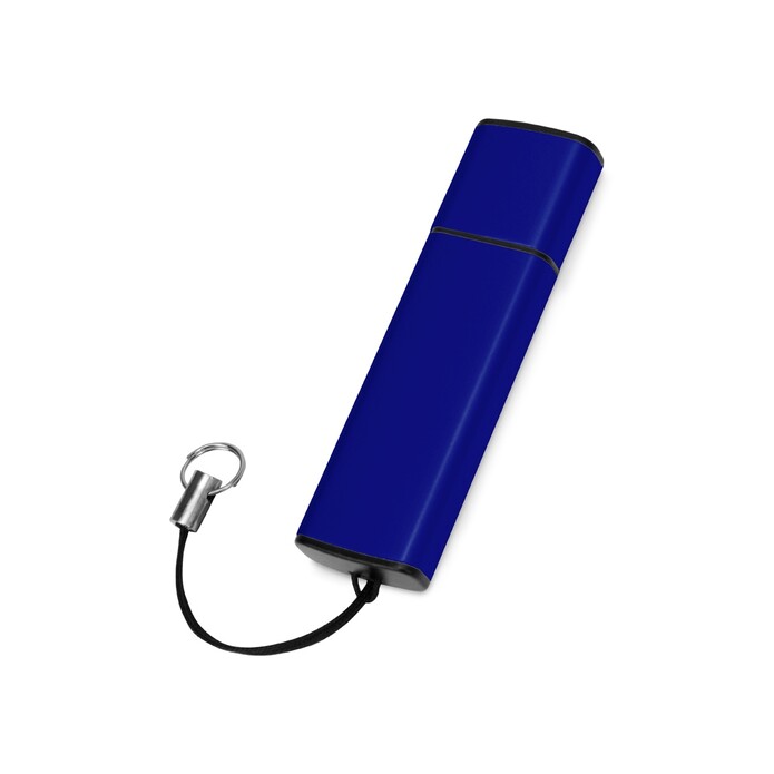 Флеш-карта USB 2.0 16 Gb металлическая с колпачком 