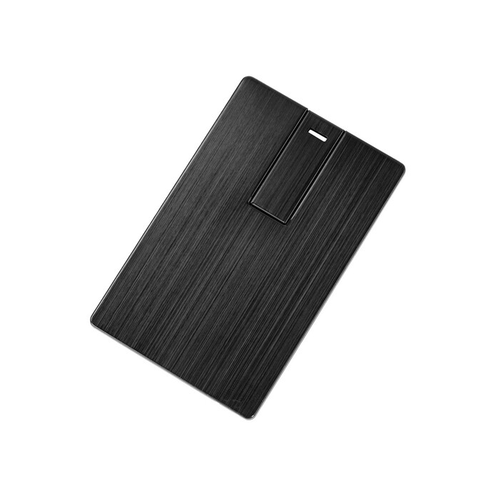 Флеш-карта USB 2.0 16 Gb в виде металлической карты 