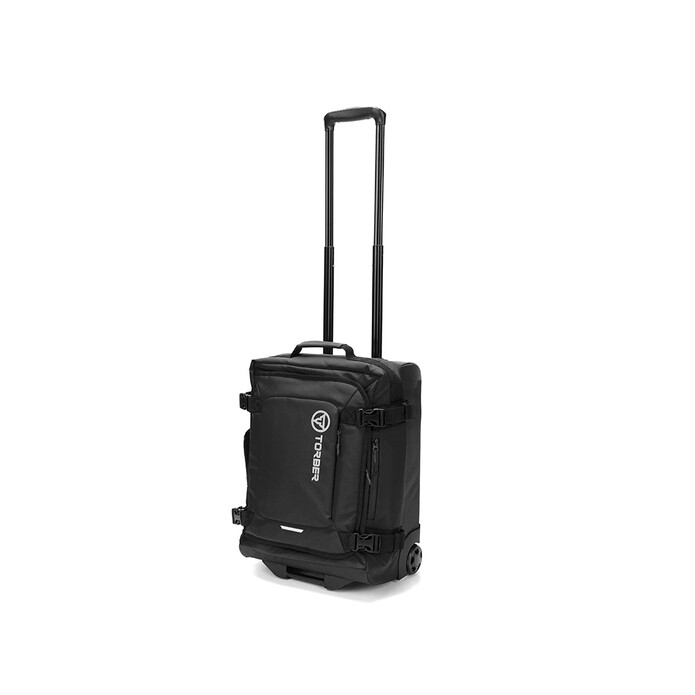 Сумка на колесах TORBER РИТМ, черный, полиэстер 900D с PU покрытием, 47 х 34 х 21,5 см, 32 л