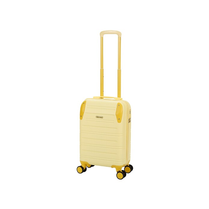 Чемодан TORBER В Отпуск, желтый, ABS-пластик, 36 х 22 х 55 см, 31 л, 2,4 кг