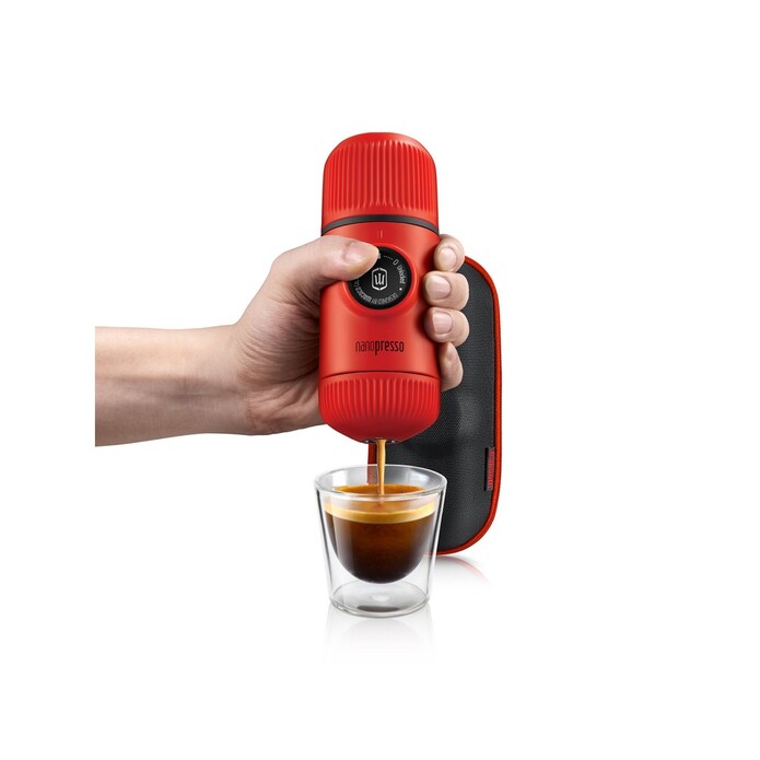 Ручная мини-кофемашина (WACACO Nanopresso) WCCLVRD (Ручная мини-кофемашина цв. Lava Red)