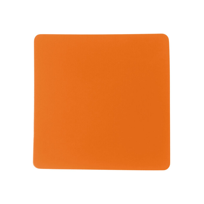 ПАТЧ КВАДРАТ soft-touch (оранжевый ) 5,5 х 5,5 см