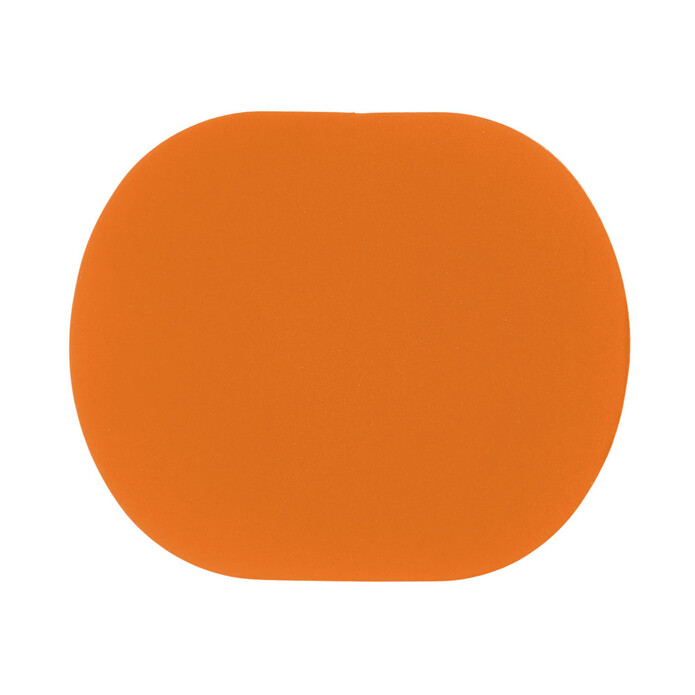 ПАТЧ ОВАЛ soft-touch (оранжевый ) 6,0 х 5,0 см