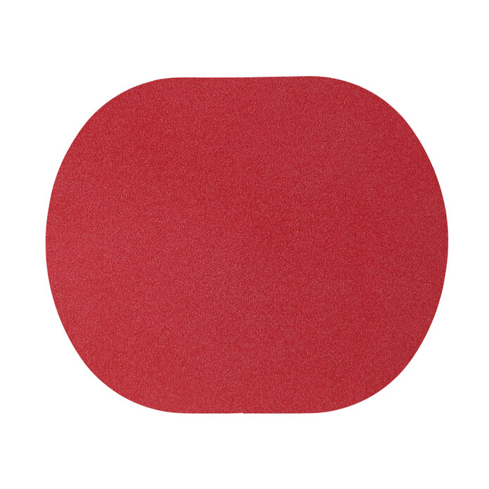 ПАТЧ ОВАЛ nubuk (красный) 6,0 х 5,0 см