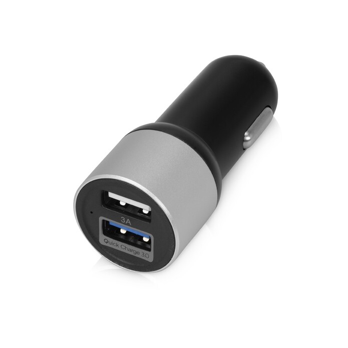 Адаптер автомобильный USB с функцией быстрой зарядки QC 3.0 
