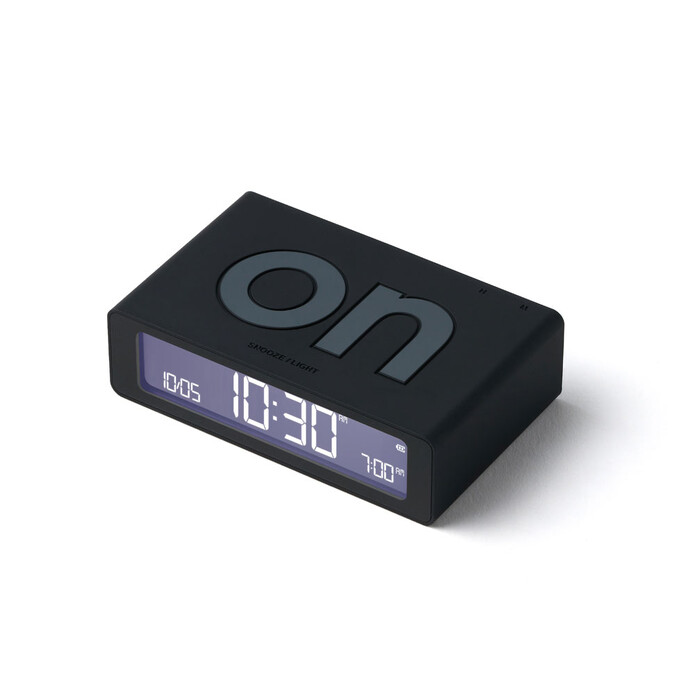 Часы настольные Flip Mini, черный
