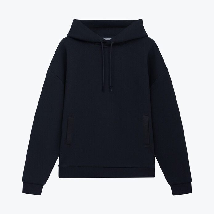 Худи релакс унисекс Баланс (Balance), с начесом, синий, размер 3XL/4XL