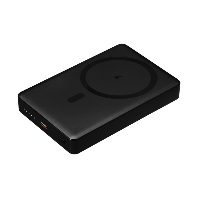 Внешний аккумулятор Атлантис Плюс PD (Atlantis PD Plus) 10000mAh с функцией беспроводной зарядки 15W, черный